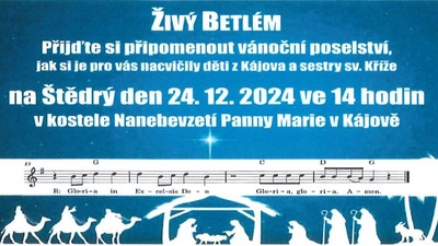 KÁJOV: Živý betlém 2024