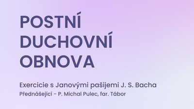 HORNÍ CEREKEV: Postní duchovní obnova 2025