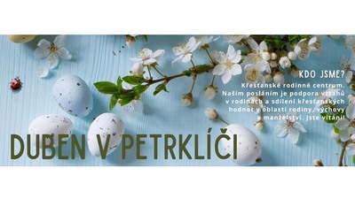 Č. BUDĚJOVICE: Program KRC Petrklíč na duben 2025
