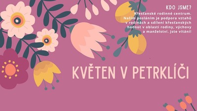 Č. BUDĚJOVICE: Program KRC Petrklíč na květen 2025