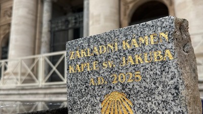Základní kámen ve Vatikánu; Foto: František Talíř