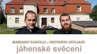 Č. BUDĚJOVICE: Jáhenské svěcení M. Zanolli a G. Giulianni