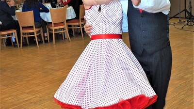 Foto: Zdeněk Mandelíček a Anička Mikešová Korbářová
