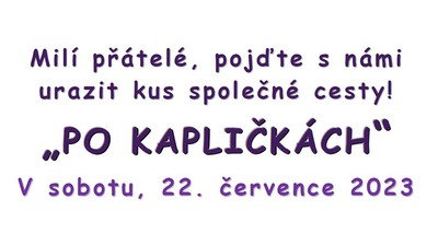 BORŠOV NAD VLTAVOU: Putování „PO KAPLIČKÁCH“ 2023