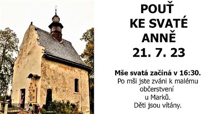 KAŠPERSKÉ HORY: Pouť ke svaté Anně 2023