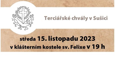 SUŠICE: Terciářské chvály 2023