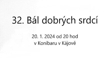 KÁJOV: 32. Bál dobrých srdcí