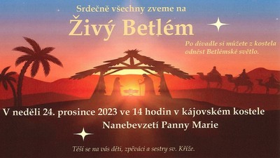 KÁJOV: Živý Betlém 2023