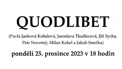 KLOKOTY: Vánoční koncert „QUODLIBET“