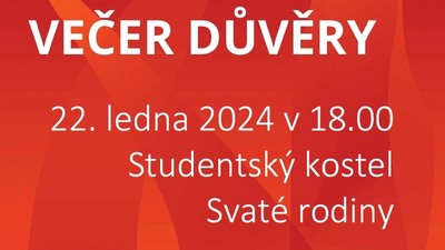 Č. BUDĚJOVICE: Večer důvěry 2024