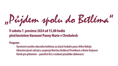 CHROBOLY: Adventní setkání 2024