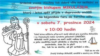 KÁJOV: Setkání s Mikulášem 2024